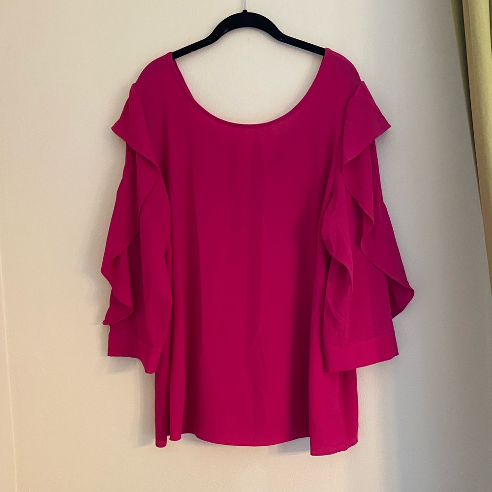 Plus Size City Chic 18w Magenta Blouse
